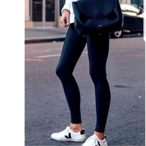 Serra NWT black faux leather leggi gs Size M